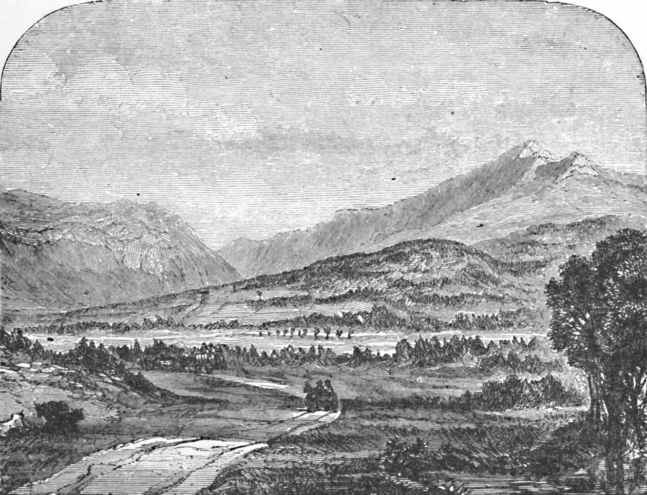 फ्रांकोनिया पर्वत, थॉर्नटन से, 1883 में द्वारा अज्ञात