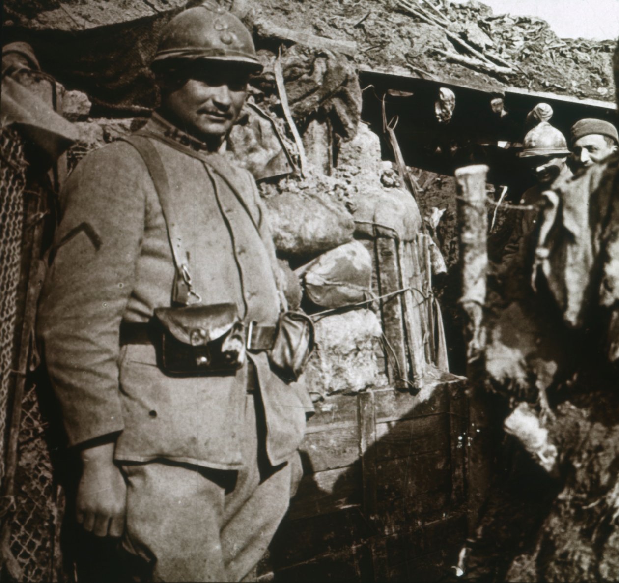 बेरी-औ-बक, उत्तरी फ्रांस में फ्रंट लाइन, c1914-c1918 द्वारा अज्ञात