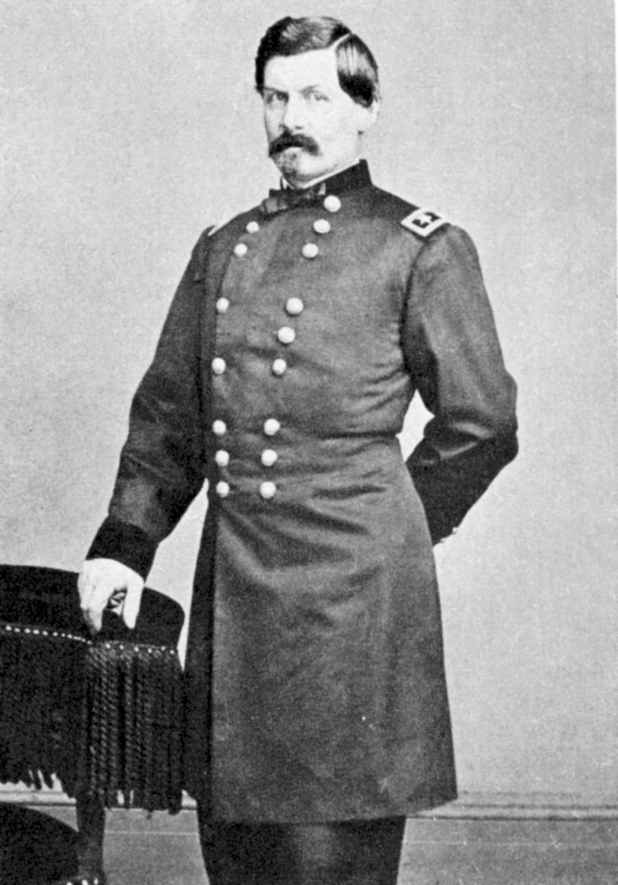 जॉर्ज ब्रिंटन मैकक्लेन, अमेरिकी सैनिक, 1861 द्वारा अज्ञात