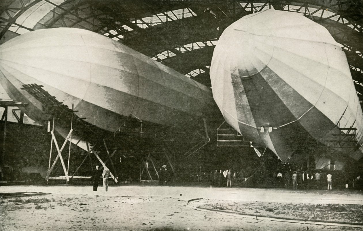 जर्मन ड्रेडनॉट्स ऑफ द एयर, 1919। द्वारा अज्ञात