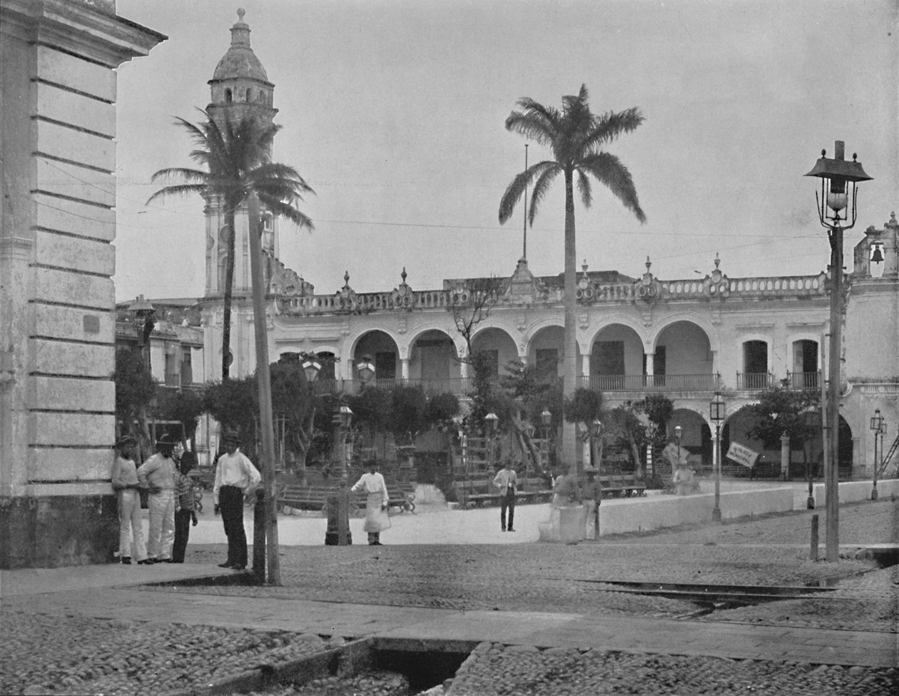 गवर्नर्स पैलेस, वेरा क्रूज़, मैक्सिको, c1897। द्वारा अज्ञात