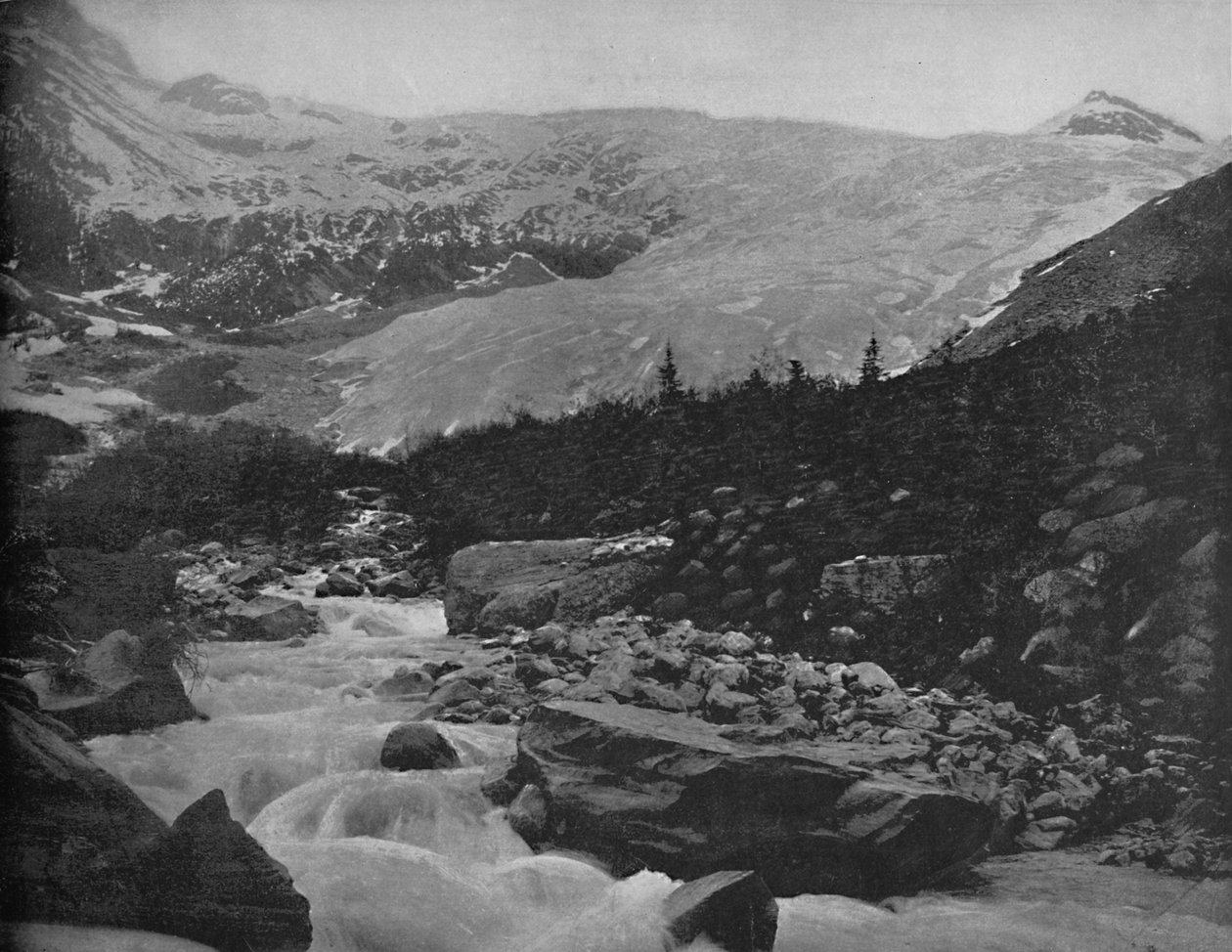 ग्रेट ग्लेशियर, सेल्किर्क पर्वत, कनाडा, c1897। द्वारा अज्ञात