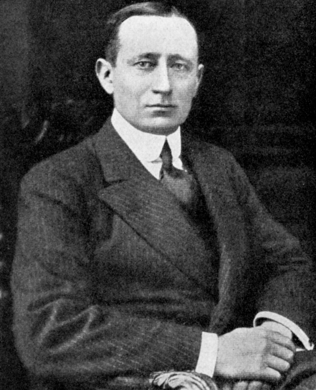 गुगिल्मो मार्कोनी, इतालवी आविष्कारक, c1920 द्वारा अज्ञात