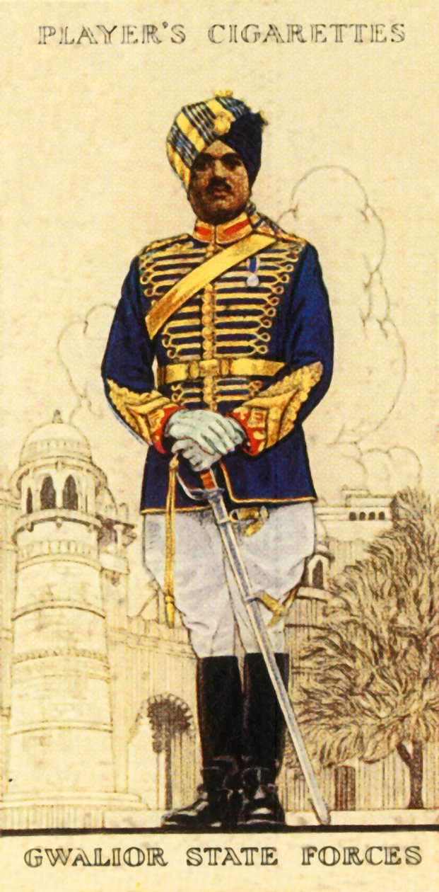ग्वालियर राज्य सेना, 1936। द्वारा अज्ञात
