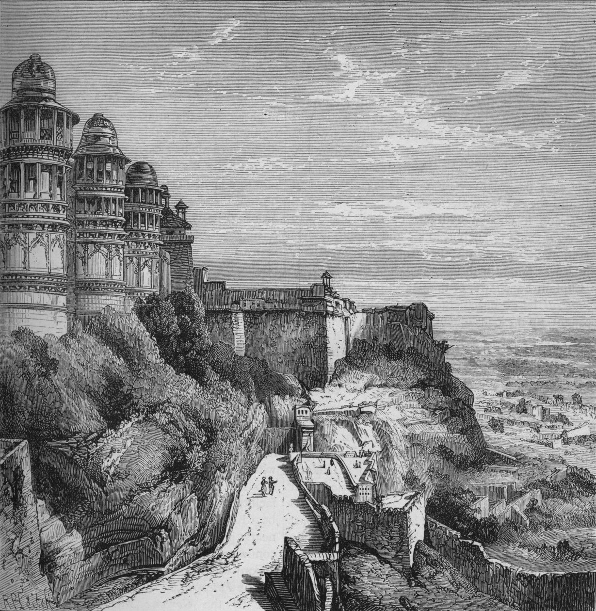 ग्वालियर, सी 1880 द्वारा अज्ञात