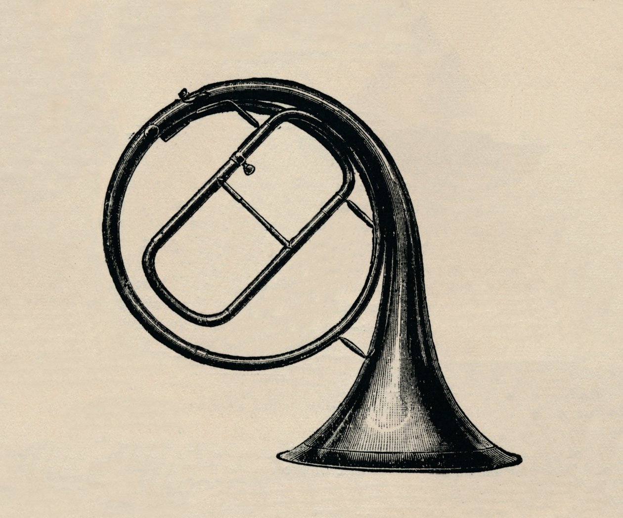 हैंड हॉर्न, 1895। द्वारा अज्ञात
