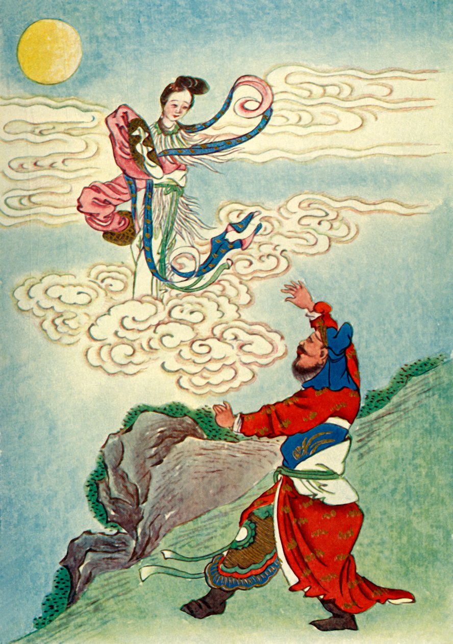 हेंग ओ फ्लाई टू द मून, 1922। द्वारा अज्ञात
