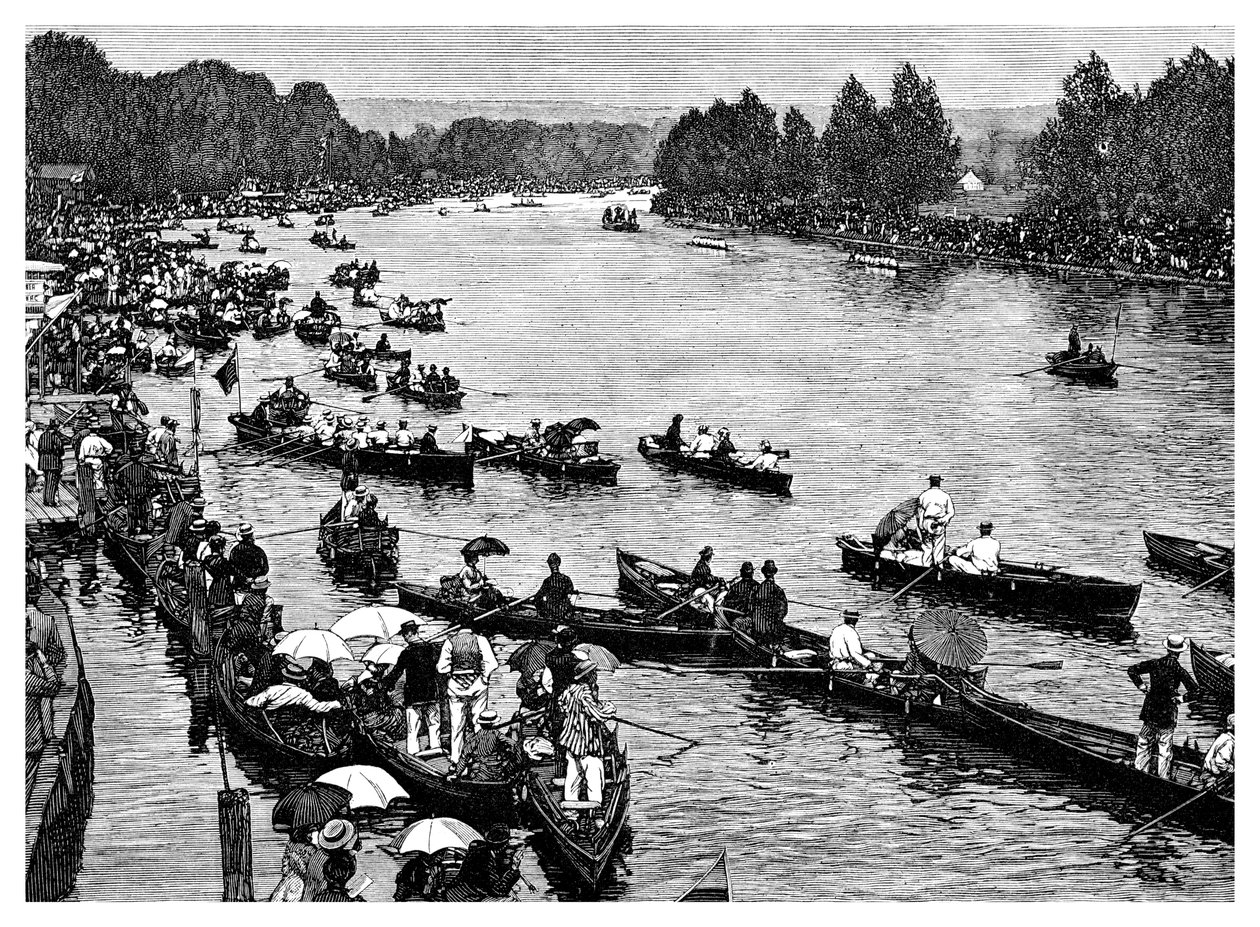 हेन्ले रेगाटा, ऑक्सफ़ोर्डशायर, 1882 द्वारा अज्ञात