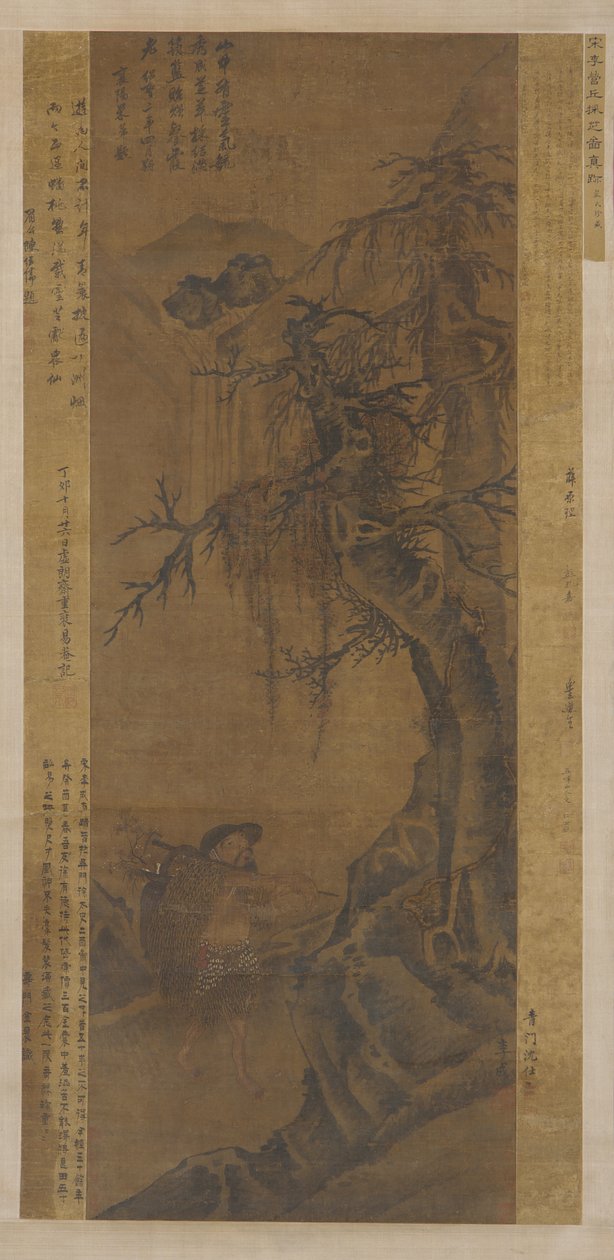 जड़ी-बूटी संग्राहक, मिंग राजवंश, 1368-1644। द्वारा अज्ञात