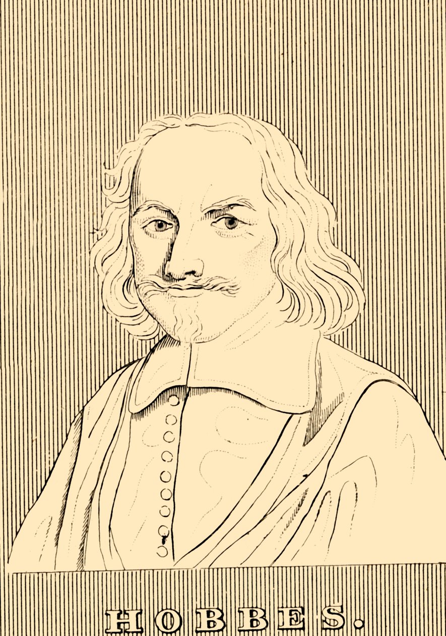 होब्स, 1588-1679, 1830। द्वारा अज्ञात