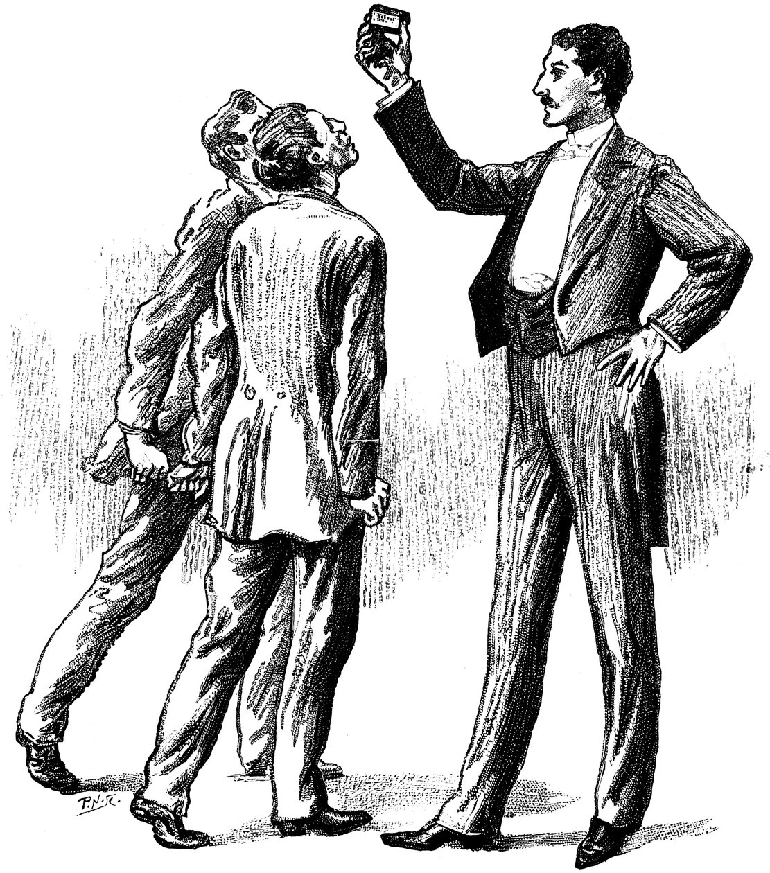 सम्मोहित विषय एक मैचबॉक्स, 1891 द्वारा आकर्षित किया द्वारा अज्ञात