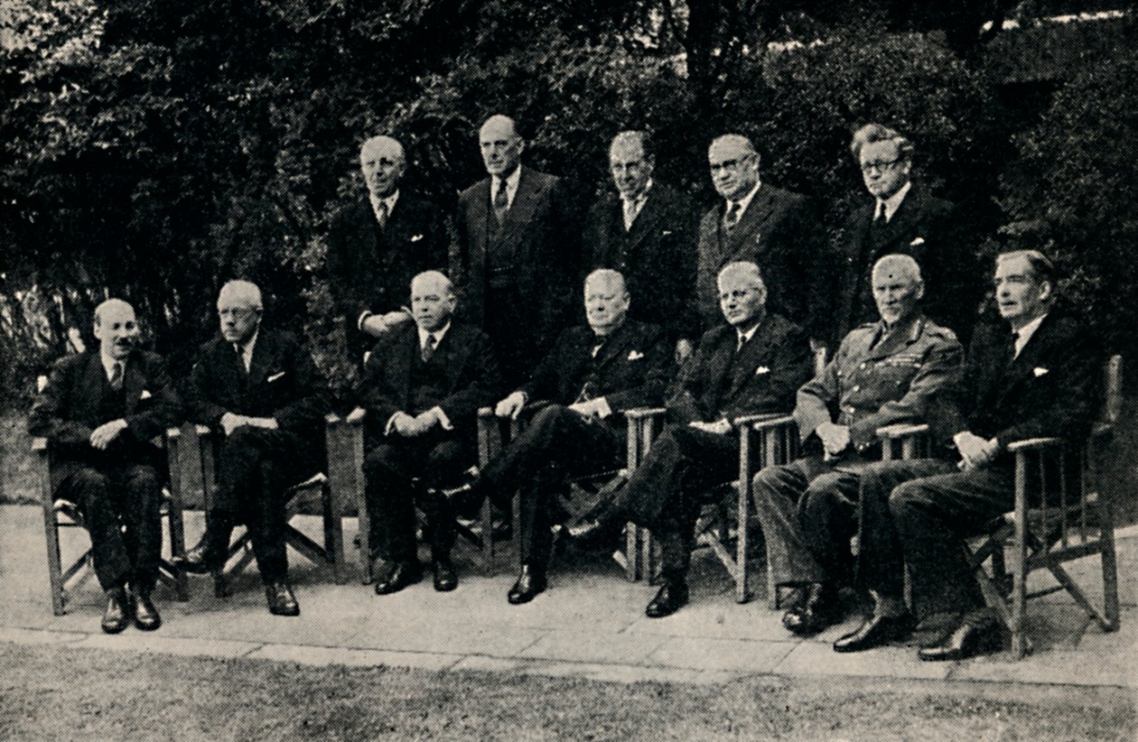 लंदन में इंपीरियल कॉन्फ्रेंस मीट, 1943 मई, 1945। द्वारा अज्ञात