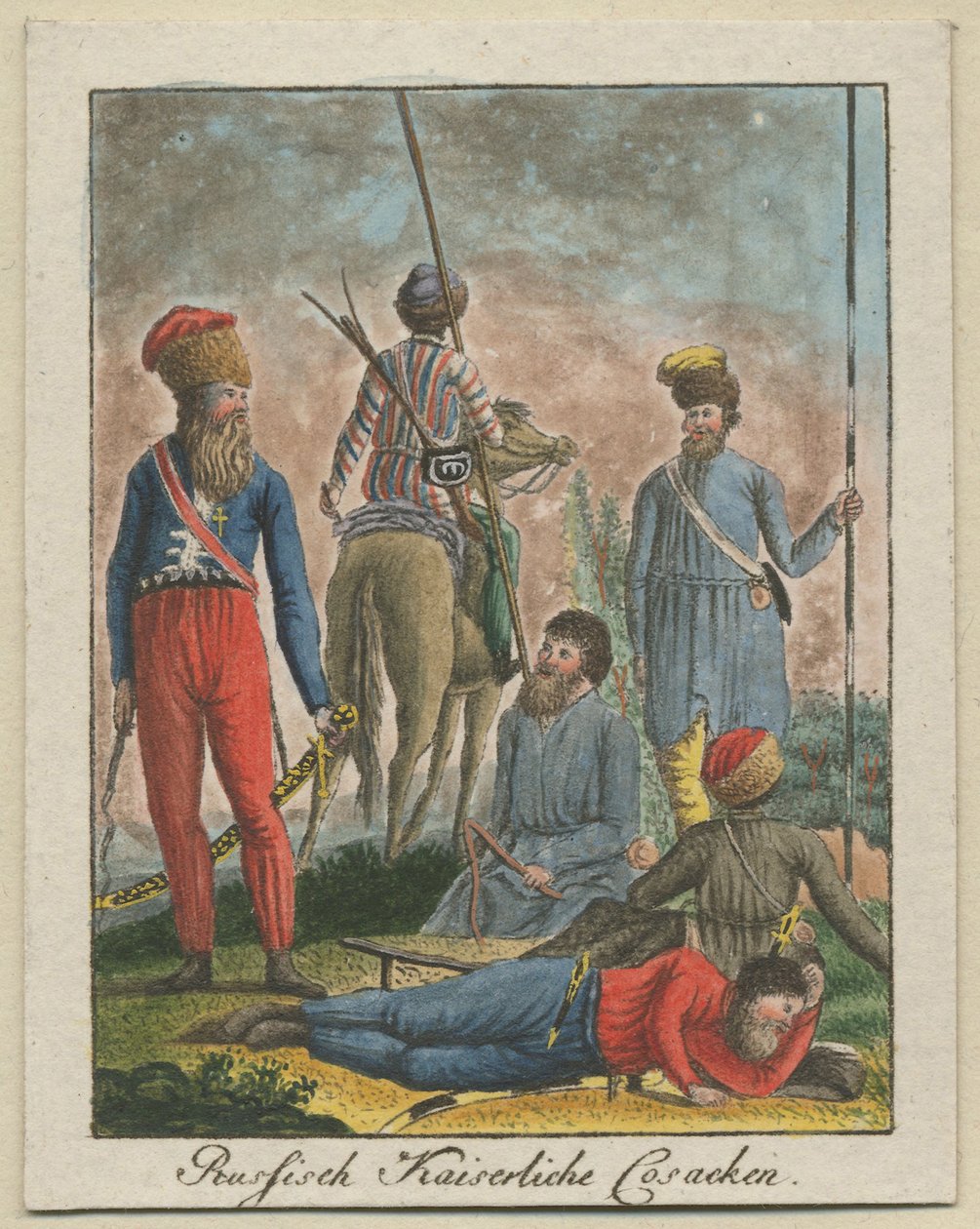 इंपीरियल रूसी कोसैक्स, 1799 द्वारा अज्ञात