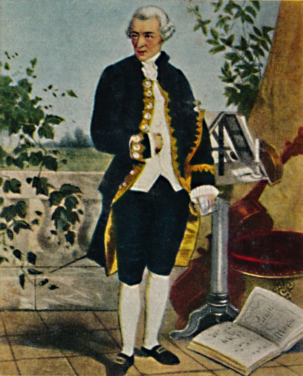 जोसेफ हेडन 1732-1809। - हैममैन द्वारा पेंटिंग, 1934। द्वारा अज्ञात