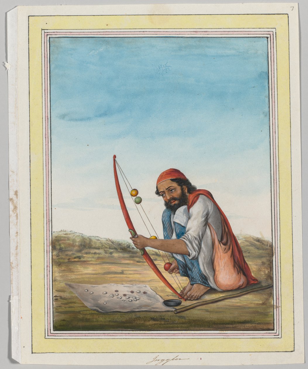 बाजीगर, सी। 1840। द्वारा अज्ञात