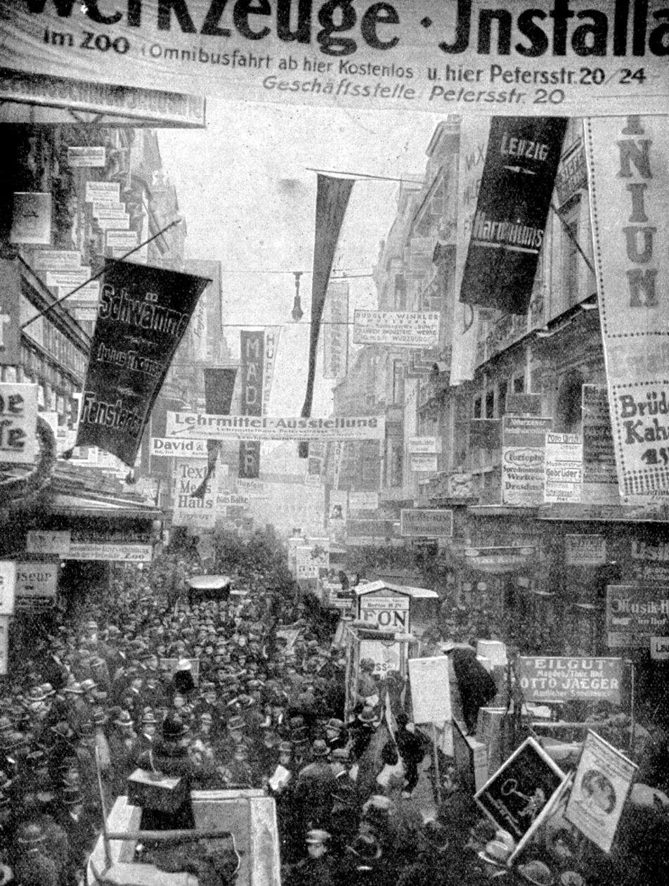 लीपज़िग्स महान विज्ञापन परेड, लीपज़िग, जर्मनी, 1922 द्वारा अज्ञात