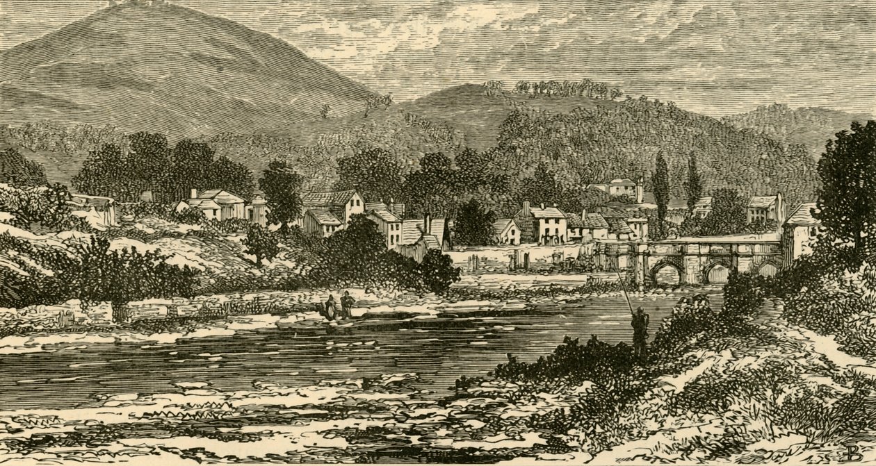 ललंगोलेन ब्रिज, 1898। द्वारा अज्ञात