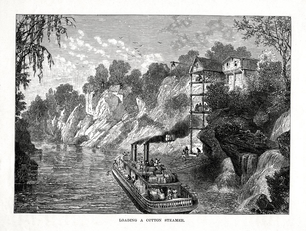कॉटन स्टीमर, 1877 लोड हो रहा है द्वारा अज्ञात