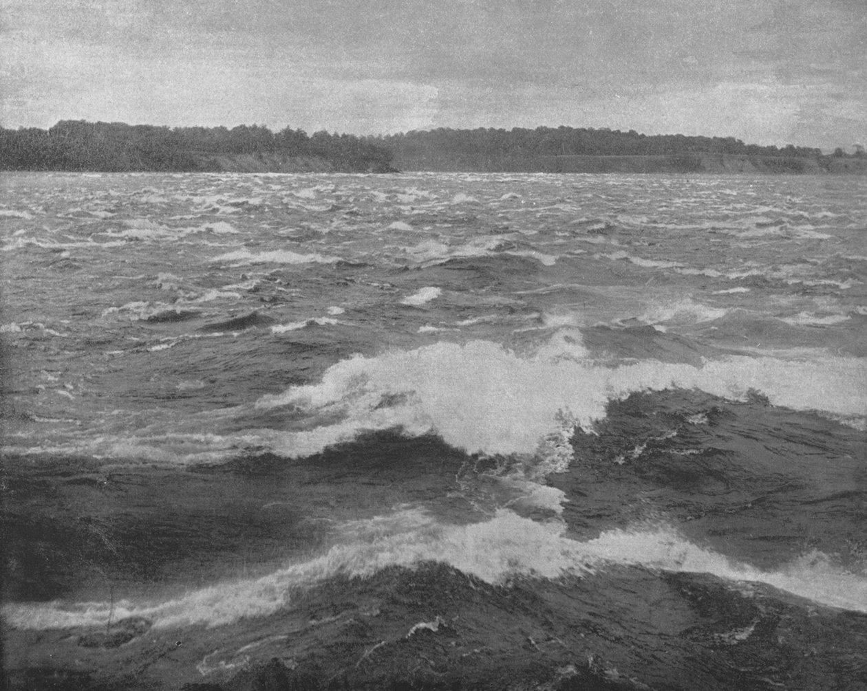 लांग सेल्ट रैपिड्स, सेंट लॉरेंस नदी, कनाडा, c1900। द्वारा अज्ञात