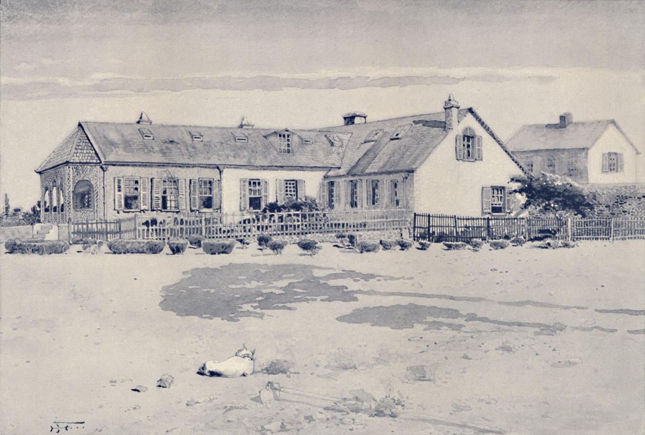 लोंगवुड, नेपोलियन निवास सेंट हेलेना, 1896 में द्वारा अज्ञात