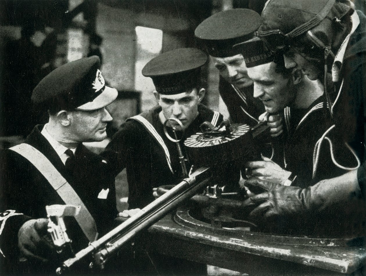 मशीन-गन अनुदेश, फ्लीट एयर आर्म, c1943। द्वारा अज्ञात