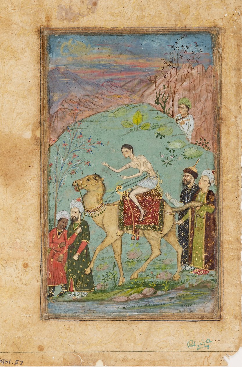 ऊँट पर मजनूं, 19वीं सदी द्वारा अज्ञात