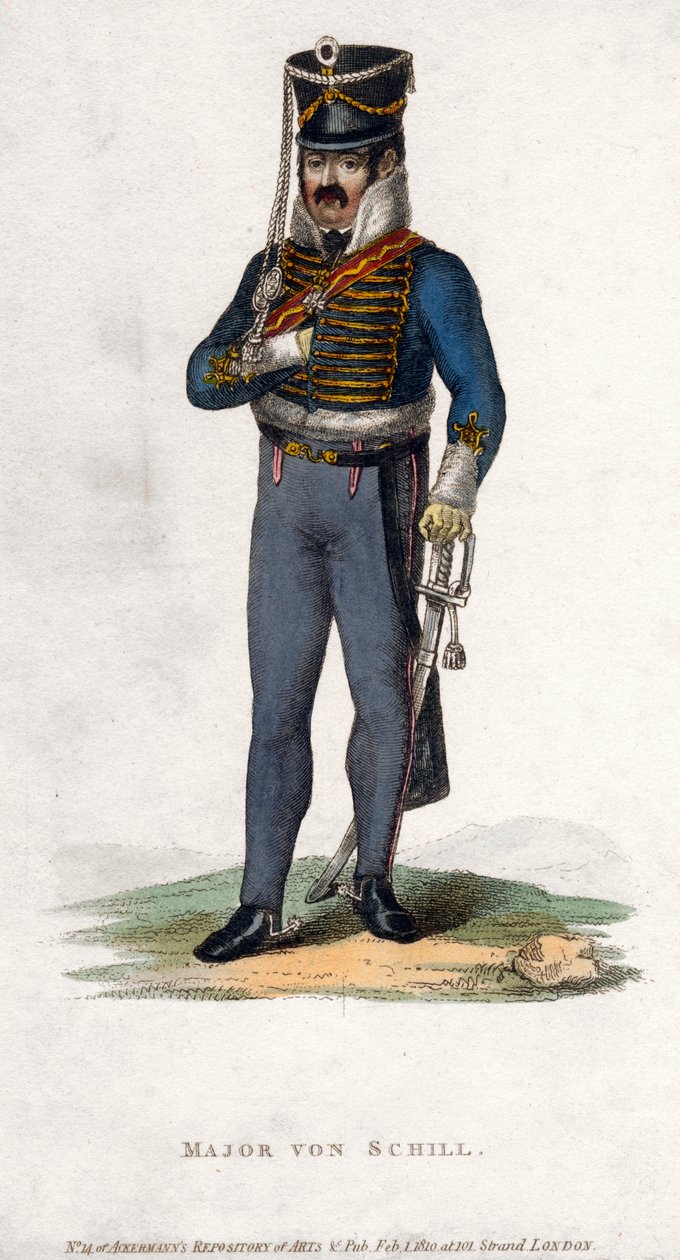 मेजर वॉन शिल, 1810 द्वारा अज्ञात