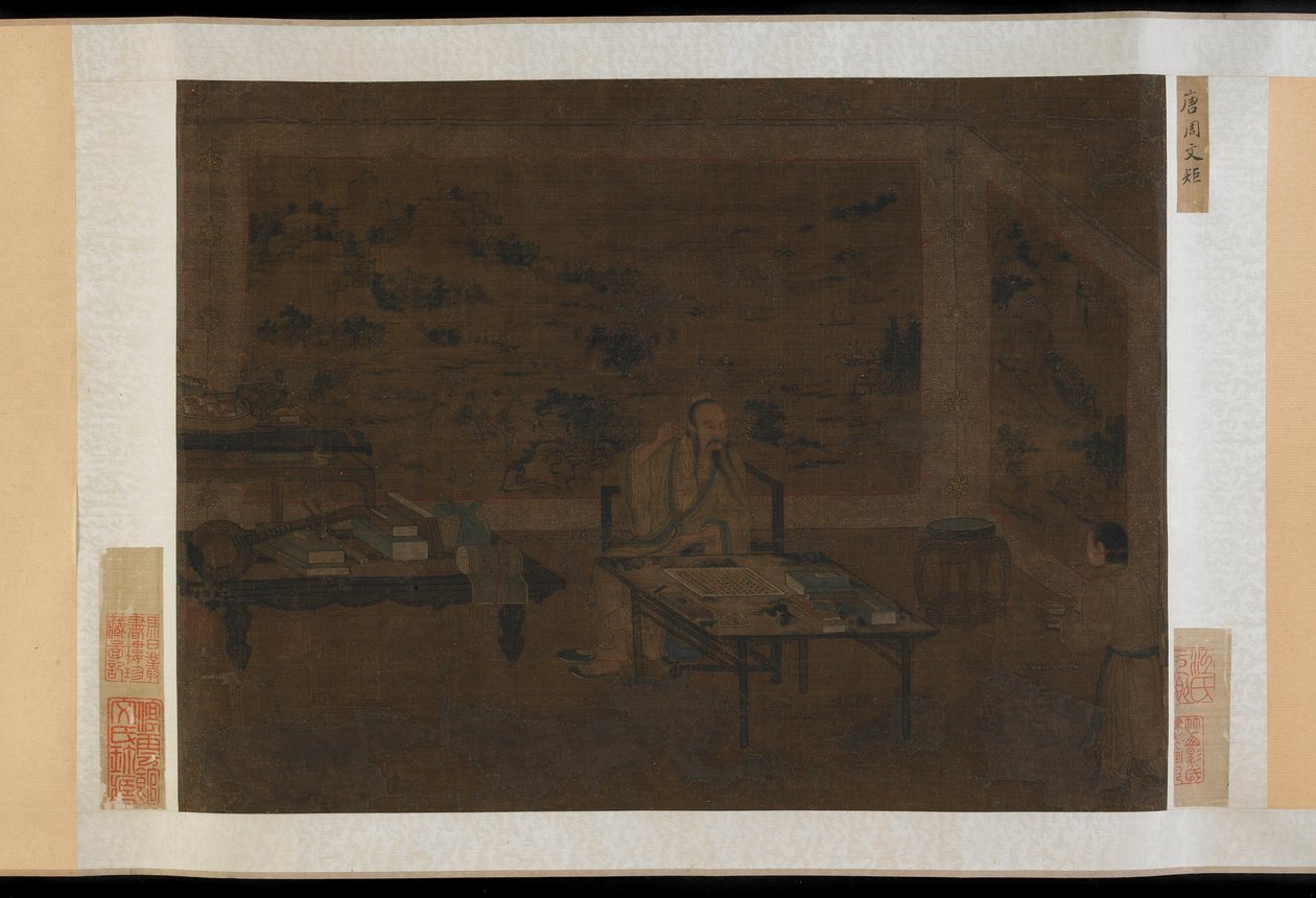 आदमी अपना कान साफ कर रहा है, 1368-1644। द्वारा अज्ञात