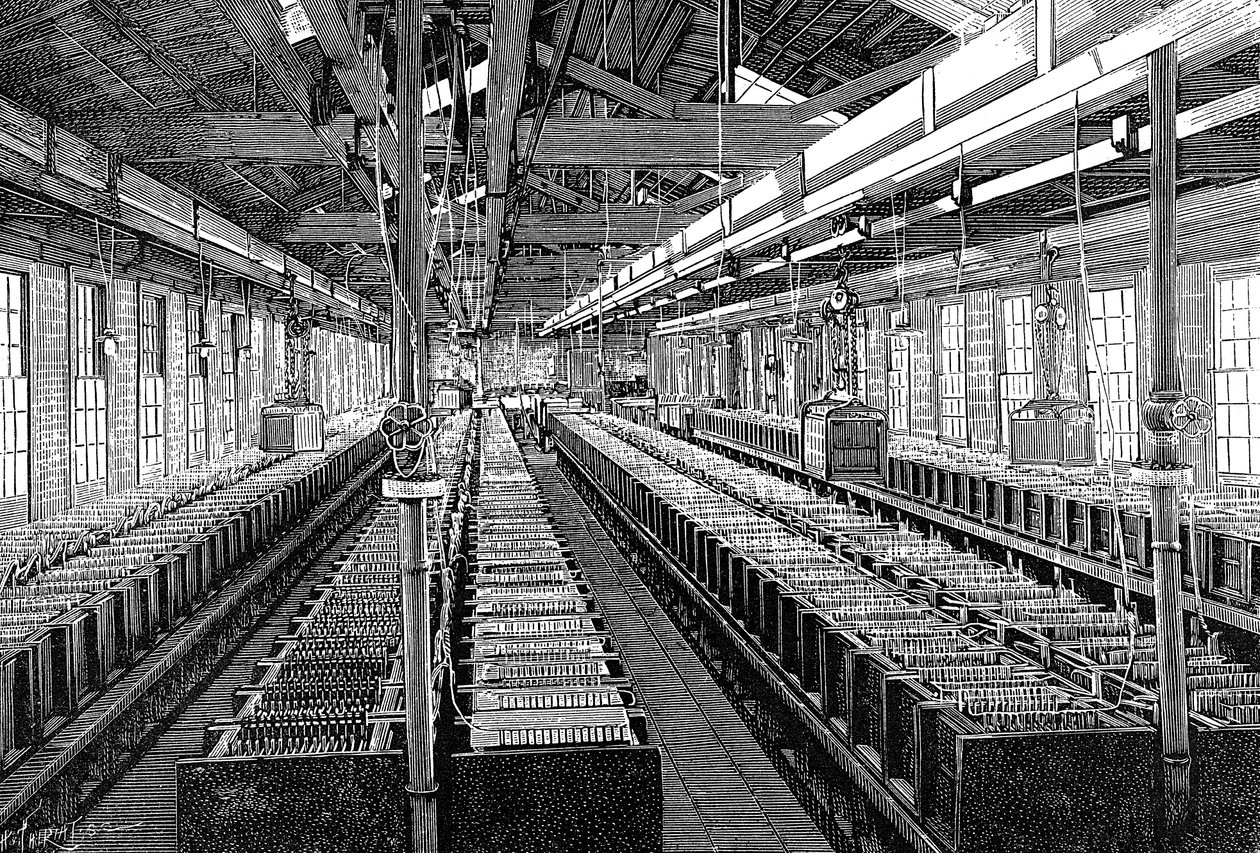 विद्युत बैटरी, संयुक्त राज्य अमेरिका, 1887 का निर्माण द्वारा अज्ञात
