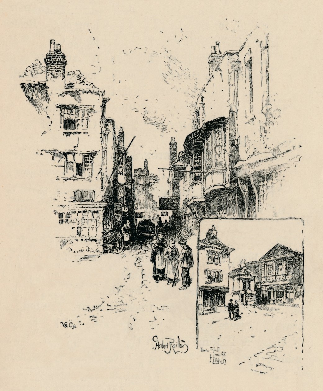 मार्केट स्ट्रीट, विंडसर, 1895 द्वारा अज्ञात
