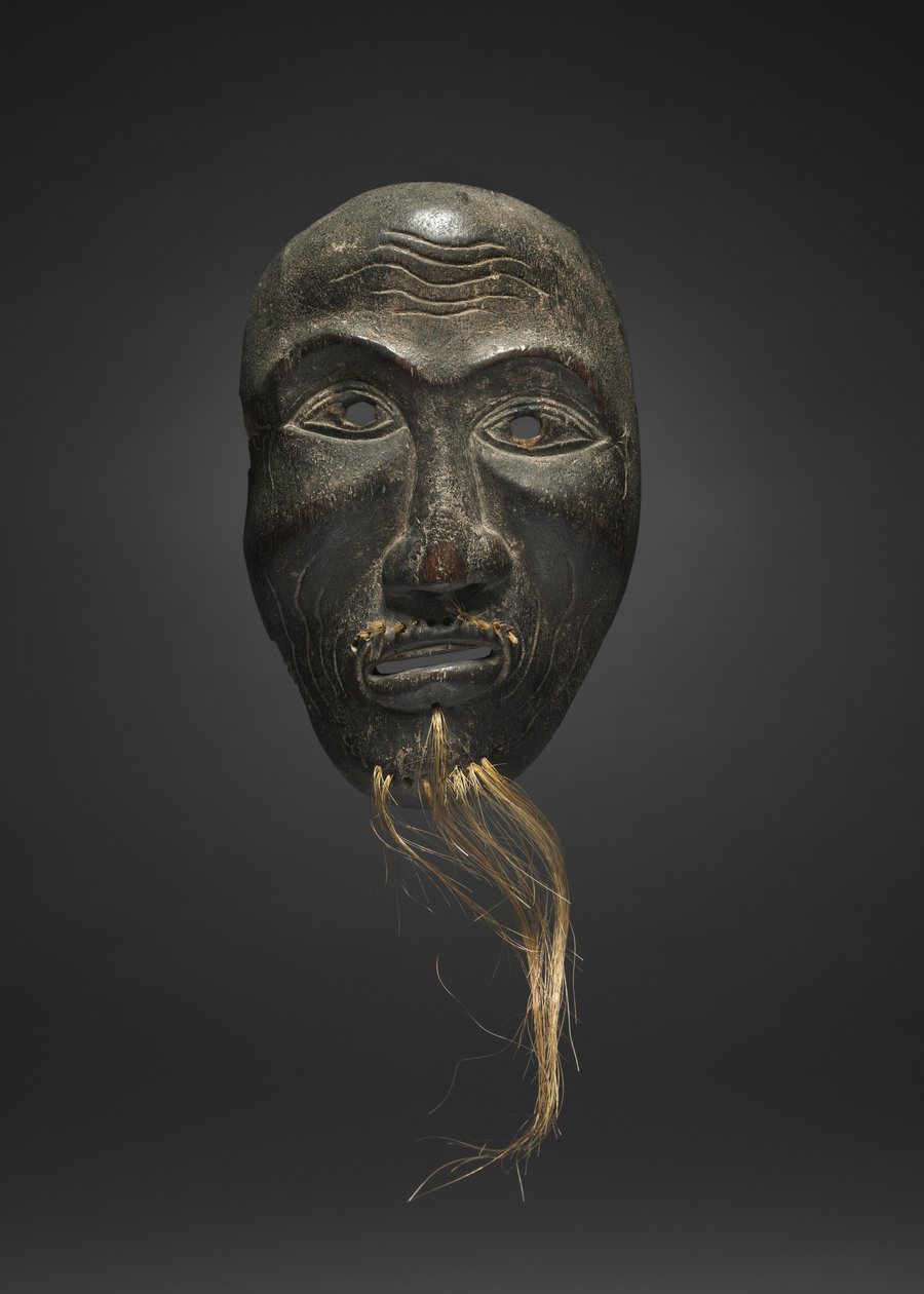 एक बुजुर्ग का मुखौटा, 1600s। द्वारा अज्ञात