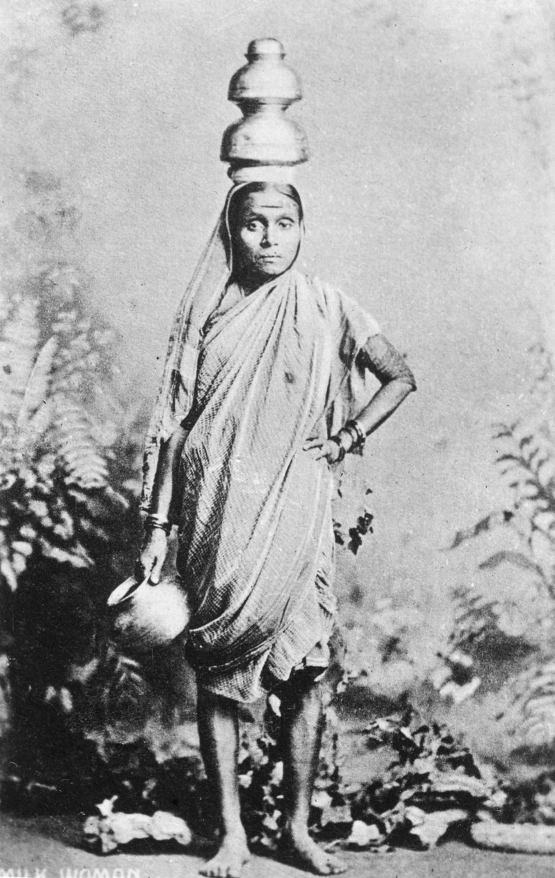 दूध वाली महिला, 20 वीं सदी द्वारा अज्ञात