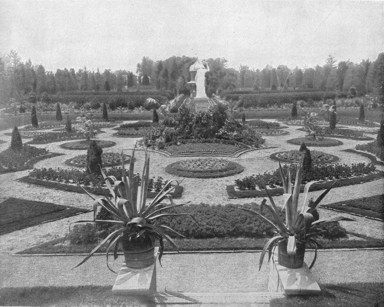 मिसौरी बॉटनिकल गार्डन, सेंट लुइस, यूएसए, c1900। द्वारा अज्ञात