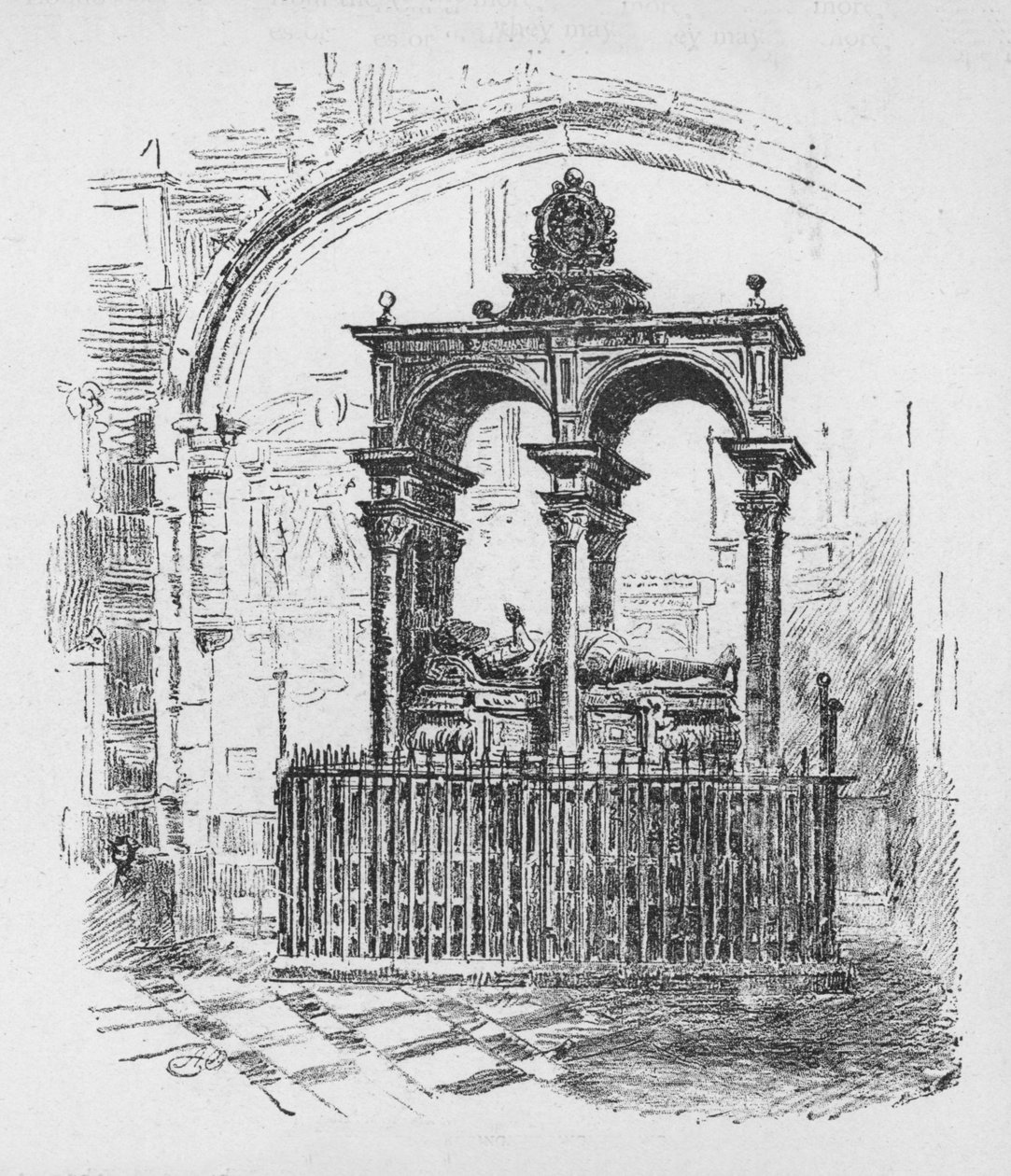 सर विलियम पिकरिंग का स्मारक, 1890 द्वारा अज्ञात