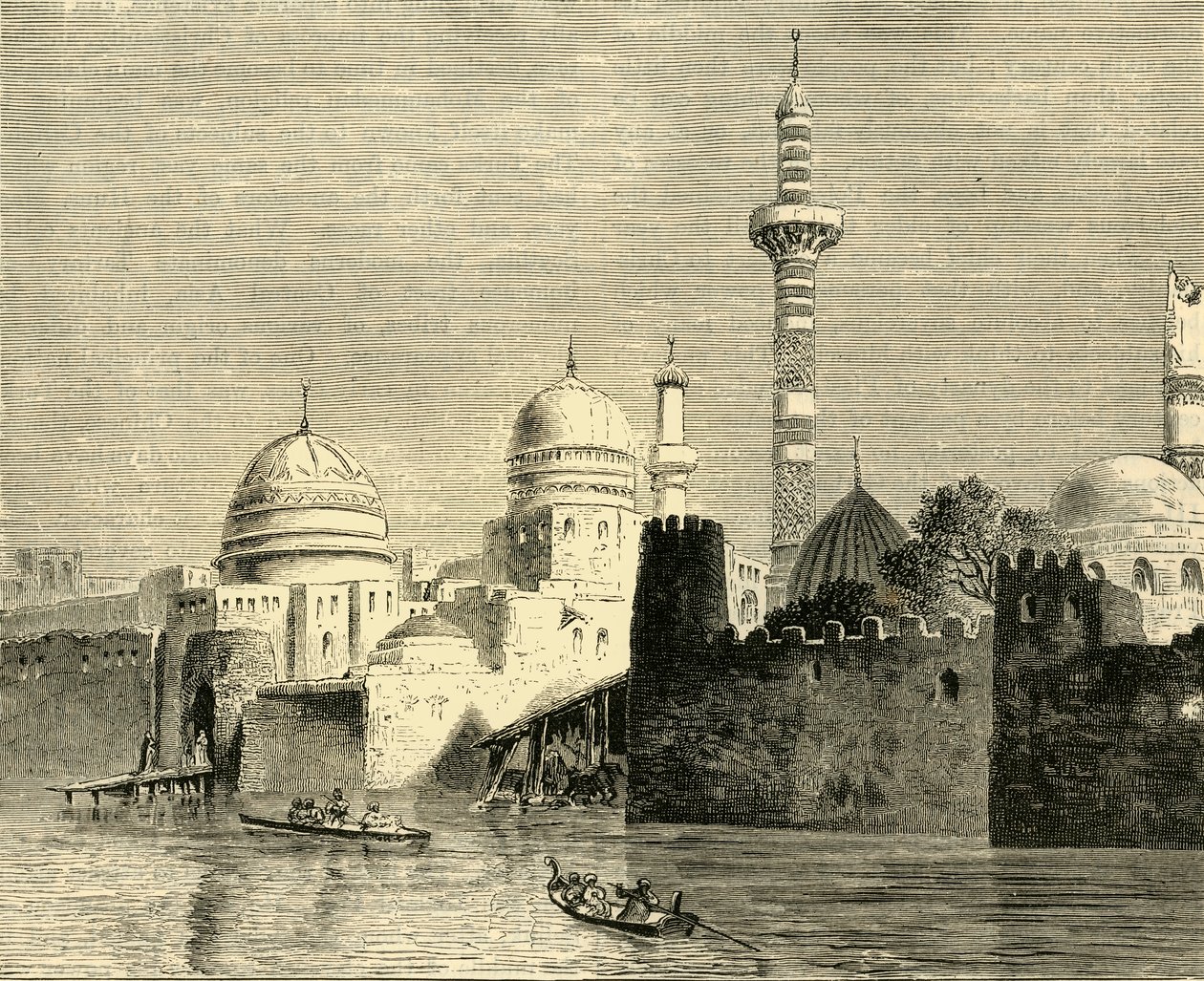 मोसूल, अल-जज़ीरे मेसोपोटामिया का मुख्य नगर, 1890। द्वारा अज्ञात