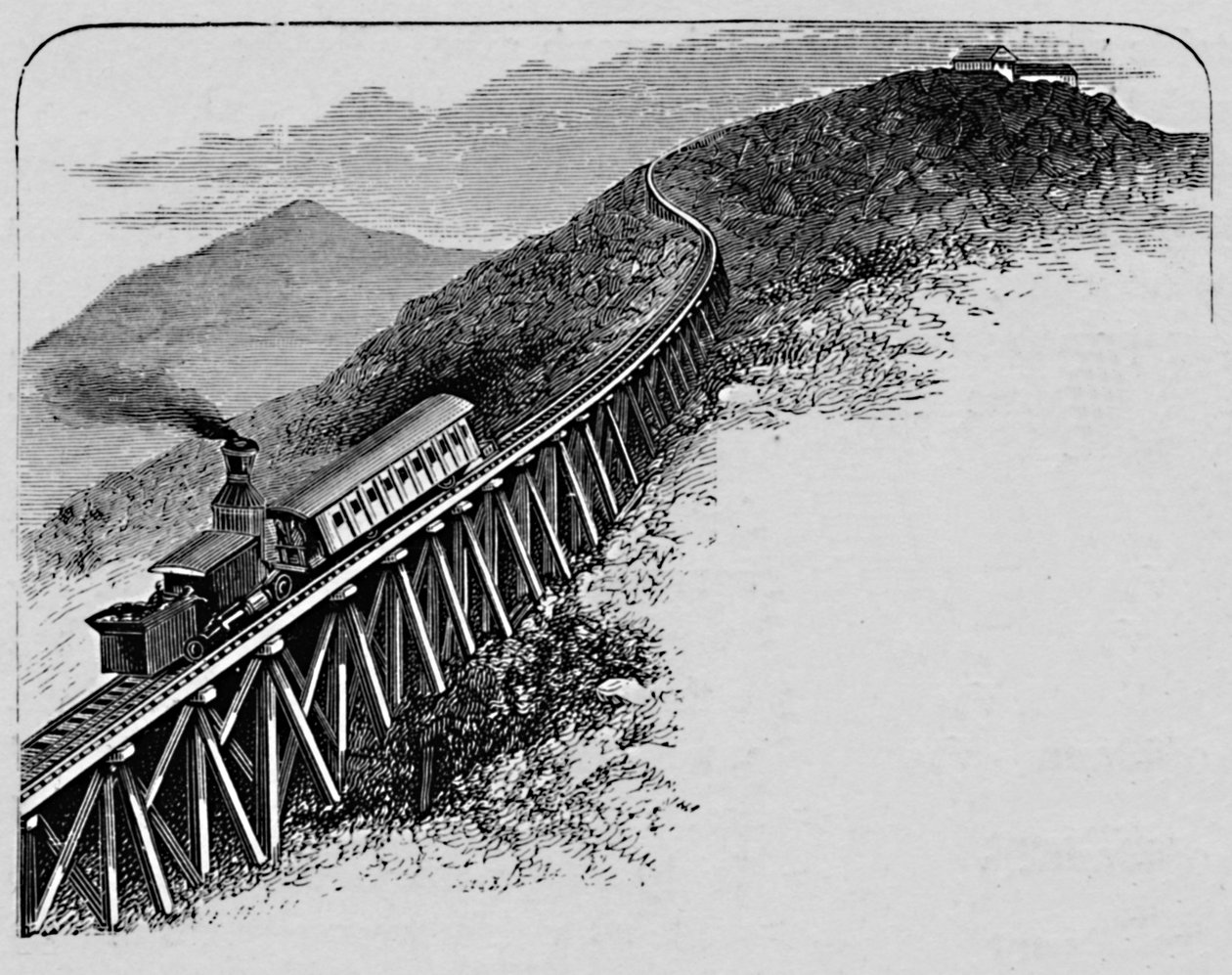 माउंट वाशिंगटन रेलवे, 1883 द्वारा अज्ञात