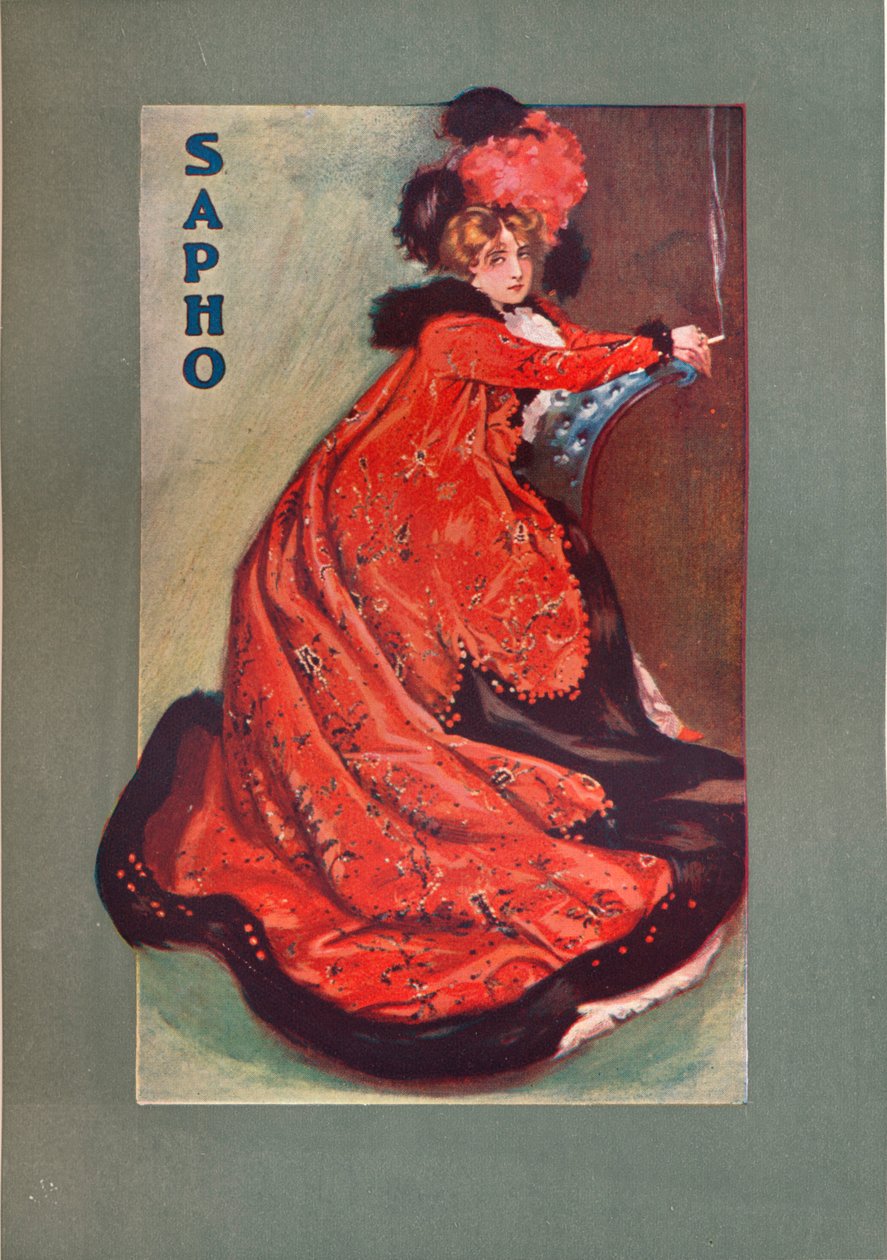 Sapho में श्रीमती ओल्गा नेथर्सोल, c1900 द्वारा अज्ञात