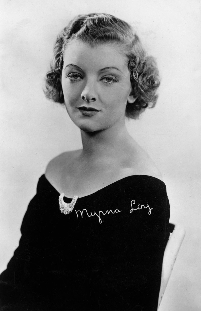 Myrna Loy 1905-1993, अमेरिकी अभिनेत्री, 20 वीं शताब्दी द्वारा अज्ञात
