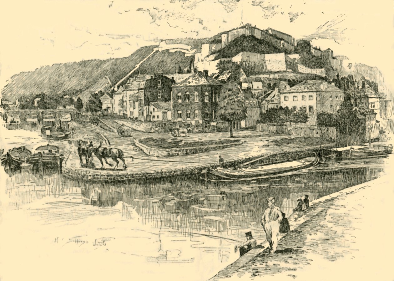 नामुर, 1890। द्वारा अज्ञात