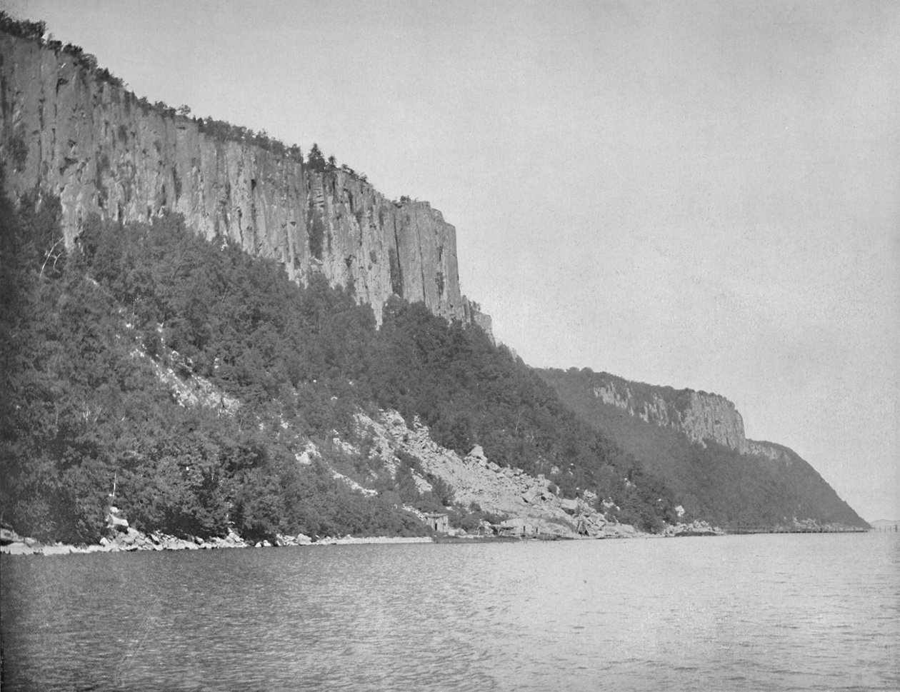 पलिसदेस के उत्तरी छोर, हडसन नदी, c1897। द्वारा अज्ञात