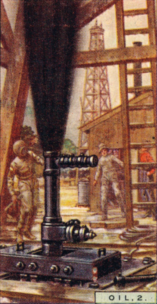 तेल, 2. - एक गशर नियंत्रित, संयुक्त राज्य अमेरिका, 1928 द्वारा अज्ञात