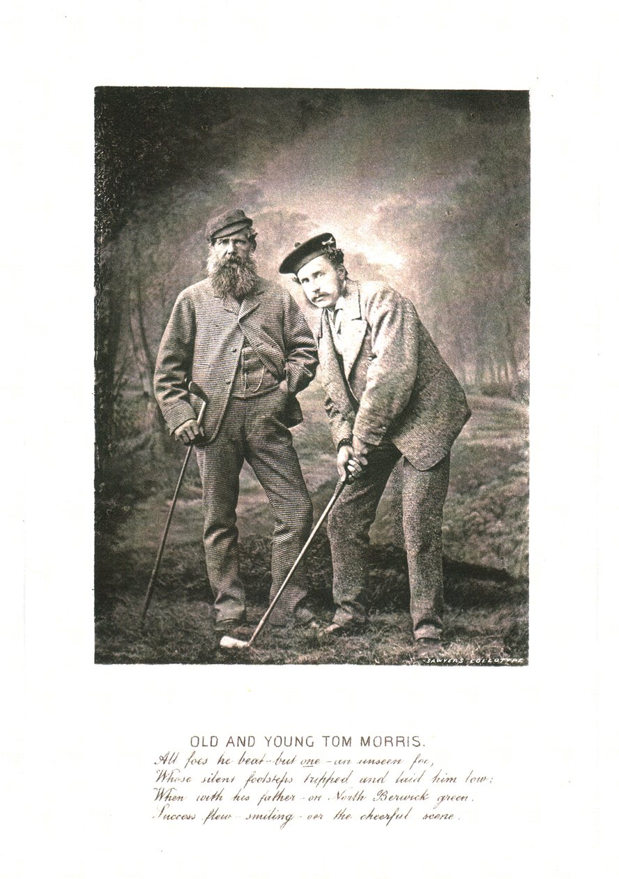 ओल्ड एंड यंग टॉम मॉरिस, c1870 द्वारा अज्ञात
