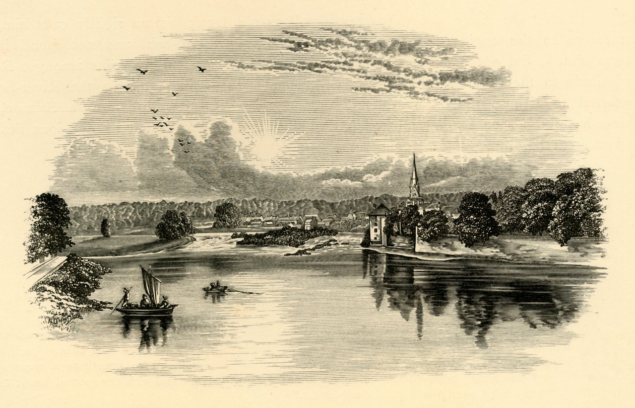ट्वीड पर, c1890। द्वारा अज्ञात