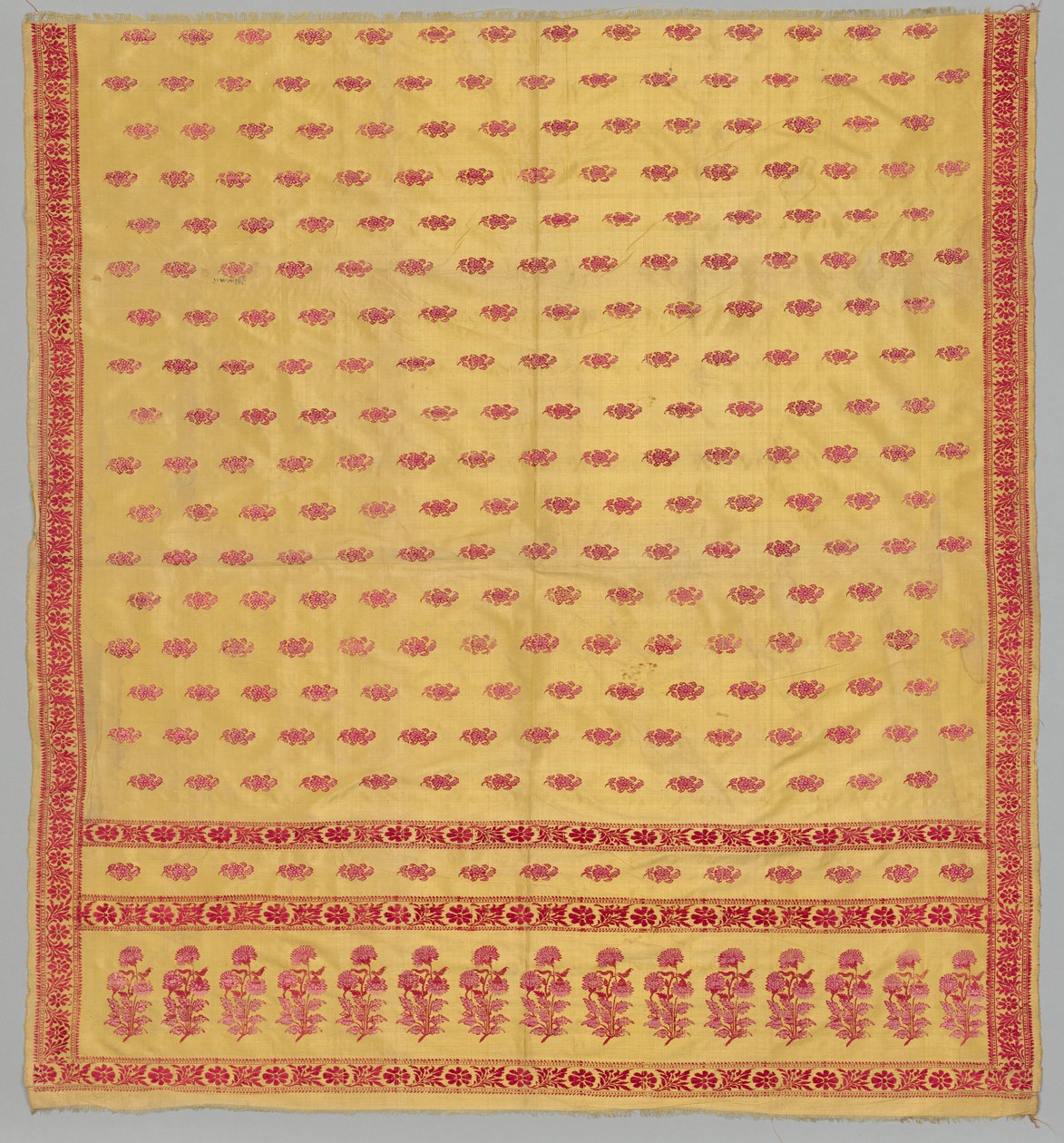 एक साड़ी का हिस्सा, 1800s - 1900 के शुरू में। द्वारा अज्ञात