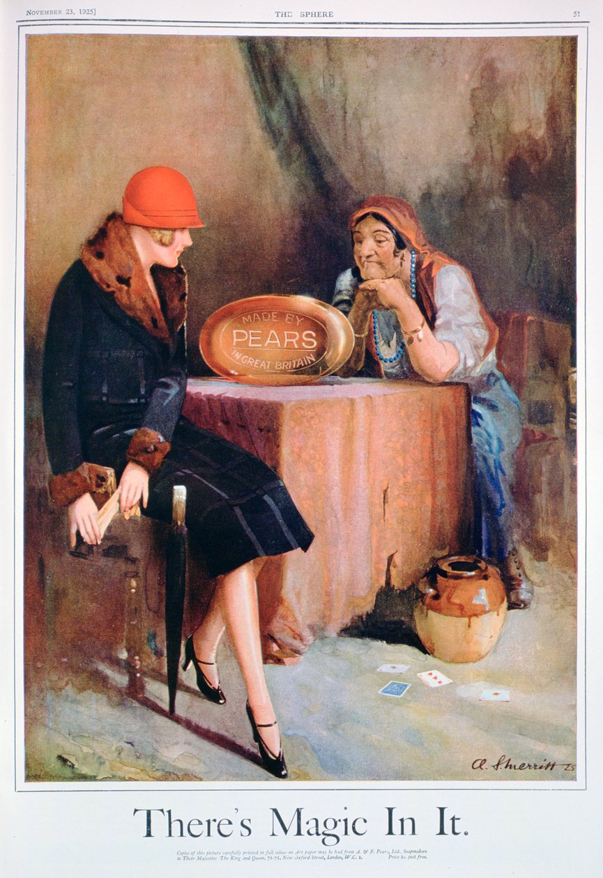 नाशपाती साबुन का विज्ञापन, 1925 द्वारा अज्ञात