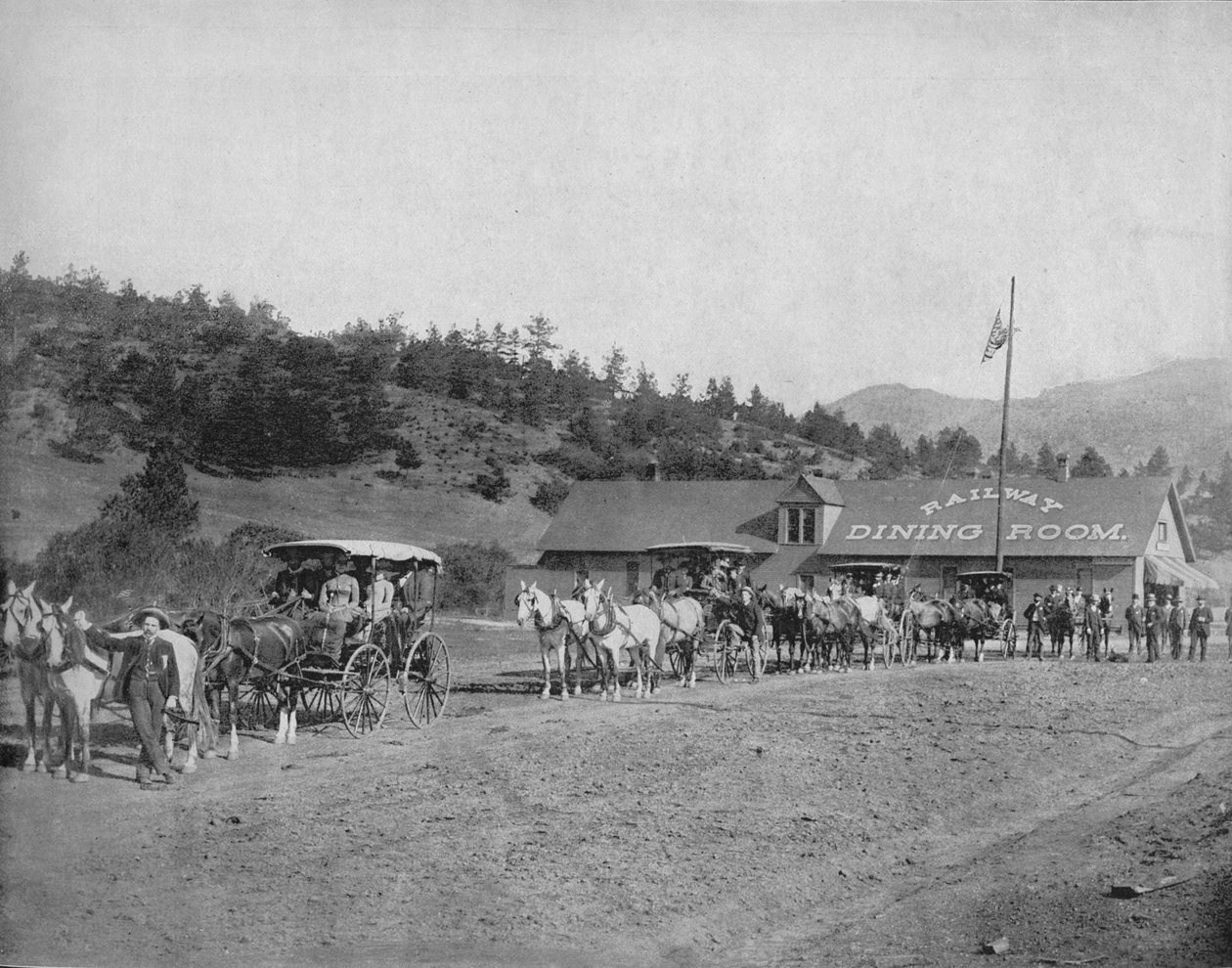 बाइक पीक कर्नल टोल रोड, c1897। द्वारा अज्ञात