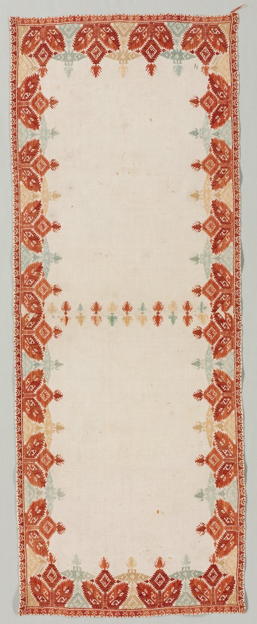 तकिया कवर, 1700s। द्वारा अज्ञात