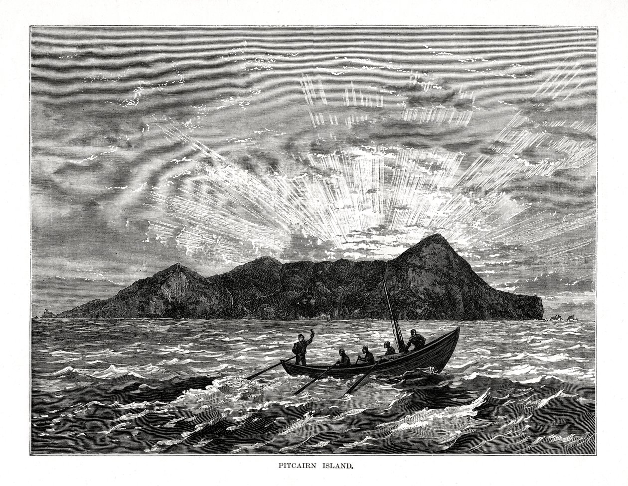 पिटकेर्न द्वीप, प्रशांत महासागर, 1877 द्वारा अज्ञात