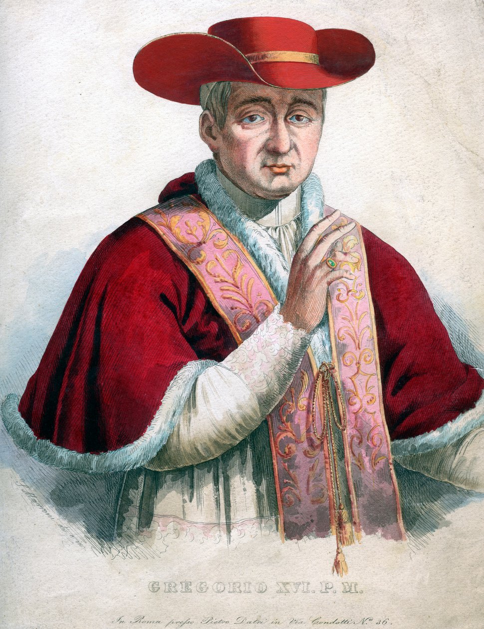 पोप ग्रेगरी XVI द्वारा अज्ञात