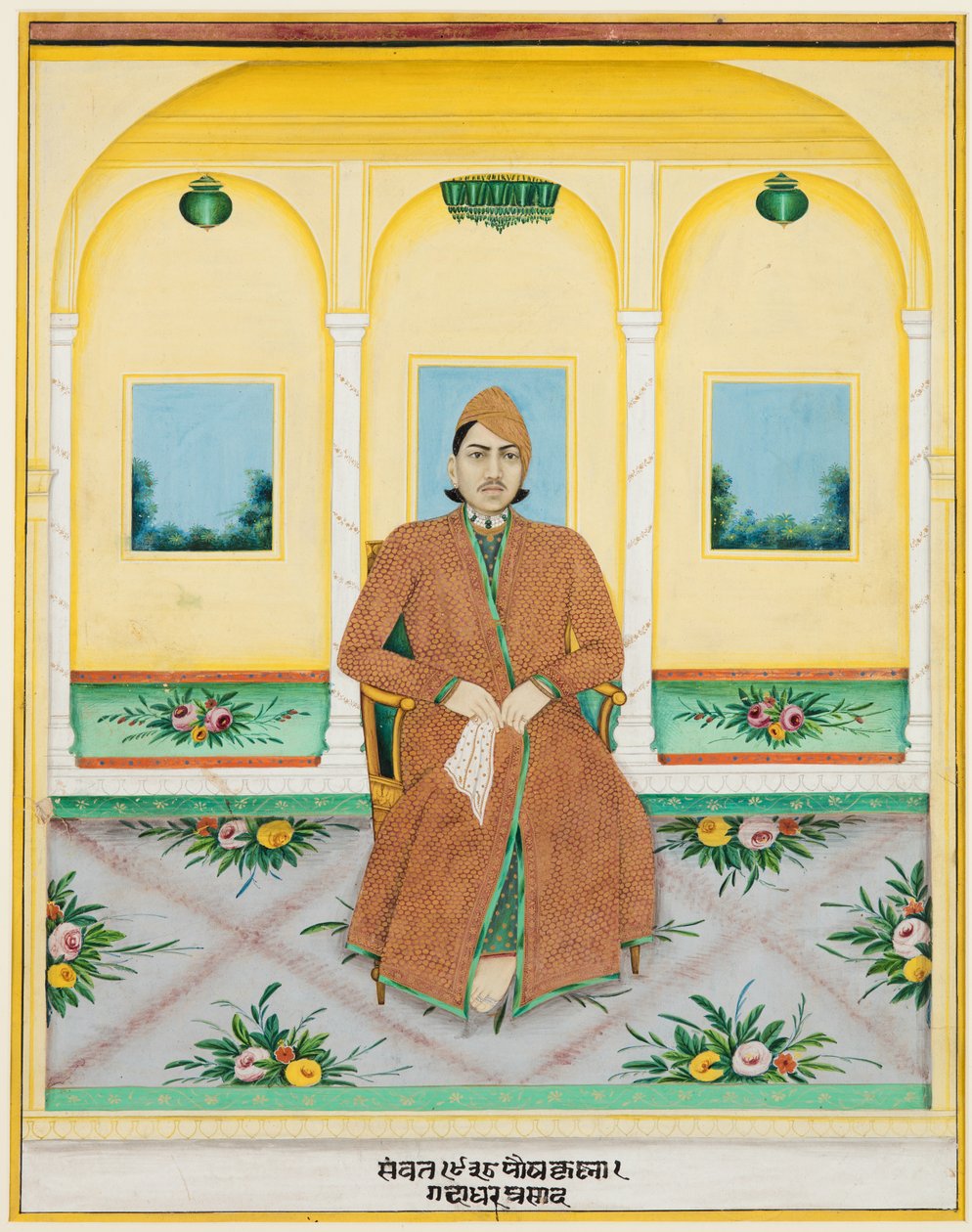 पोर्ट्रेट के गणधर प्रसाद, 1881। द्वारा अज्ञात